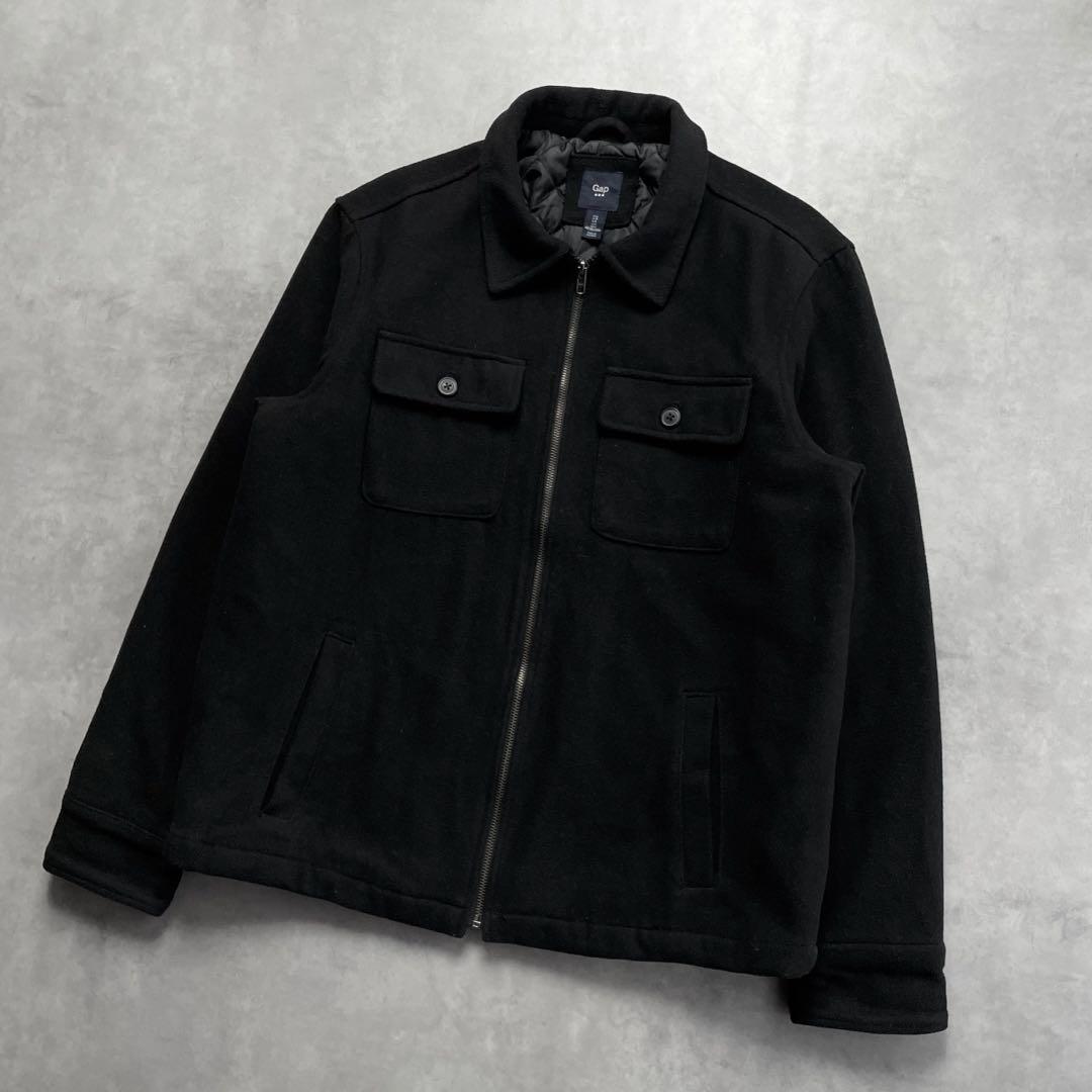 ジャケット・アウター 00s old GAP melton wool drizzler jacket
