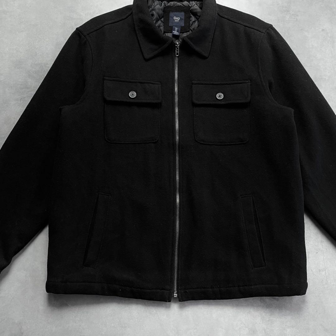 ジャケット・アウター 00s old GAP melton wool drizzler jacket