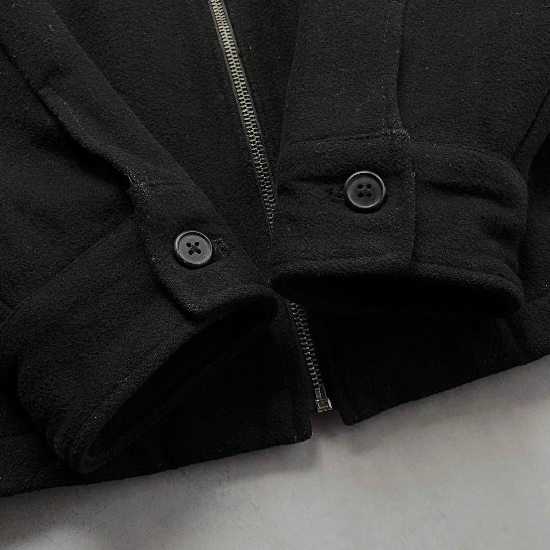 ジャケット・アウター 00s old GAP melton wool drizzler jacket