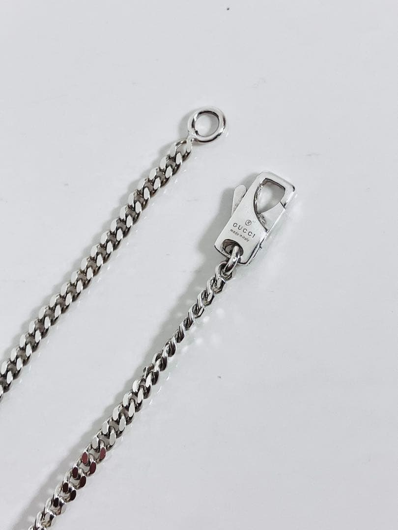 【超美品】GUCCI 喜平チェーン ネックレス 男女兼用　SV925 2.5ミリ