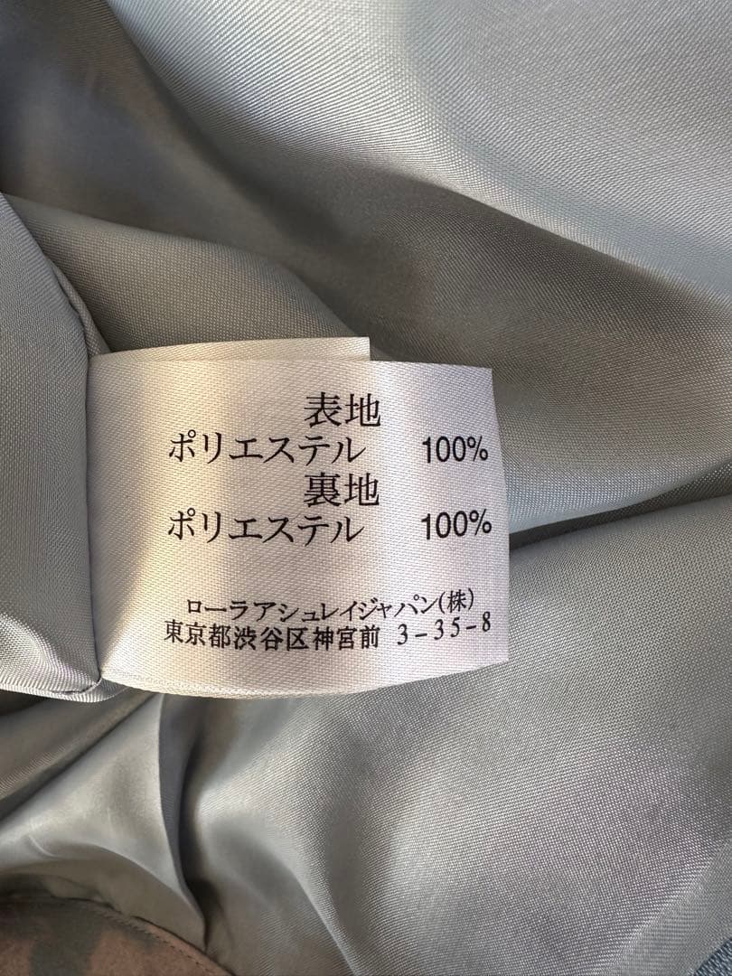 LAURA ASHLEY フラワープリントプリーツパンツ