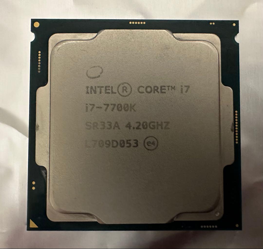 【CPU】Intel core i7-7700k 動作確認済