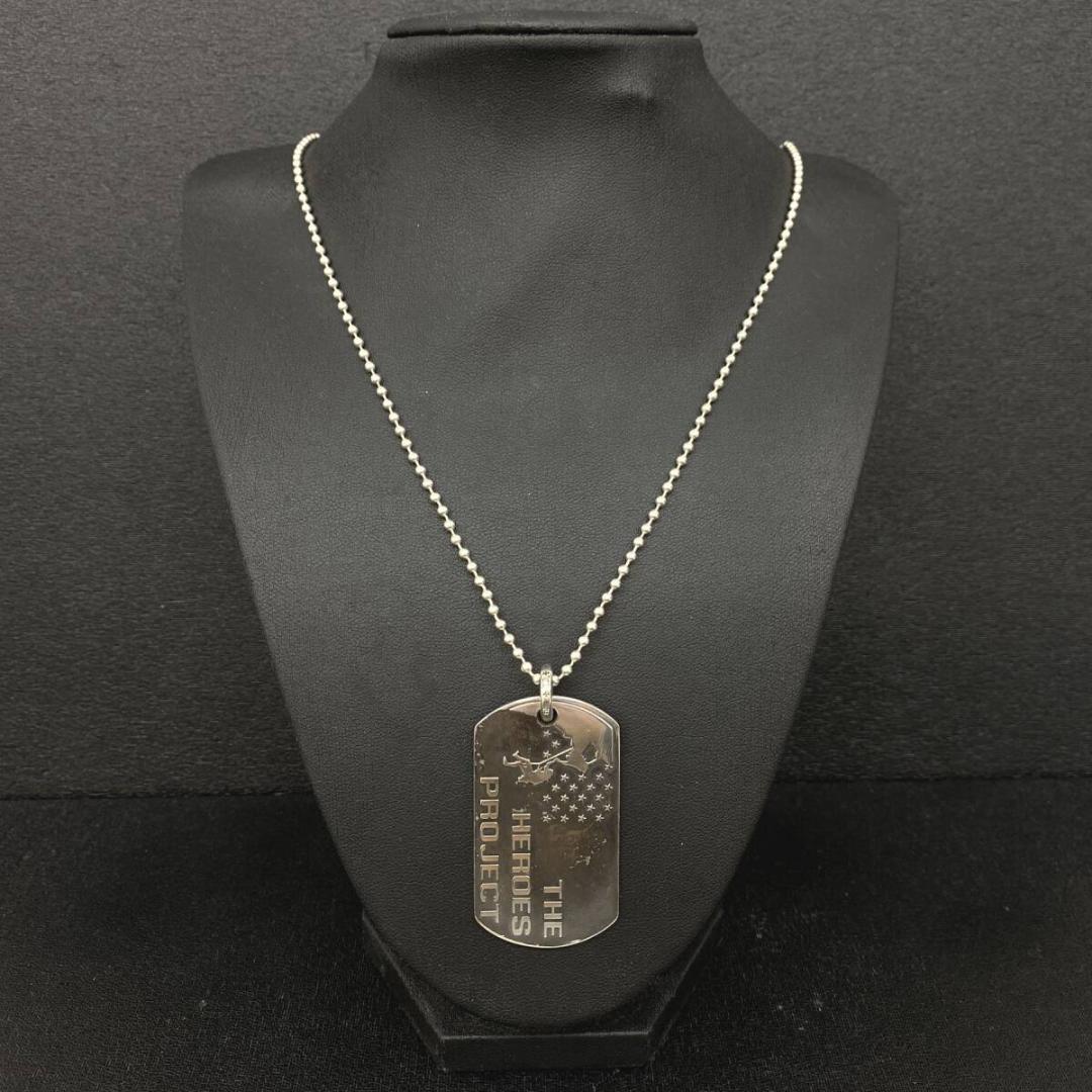CHROME HEARTS DOGTAG HEROESPROJECT ペンダント