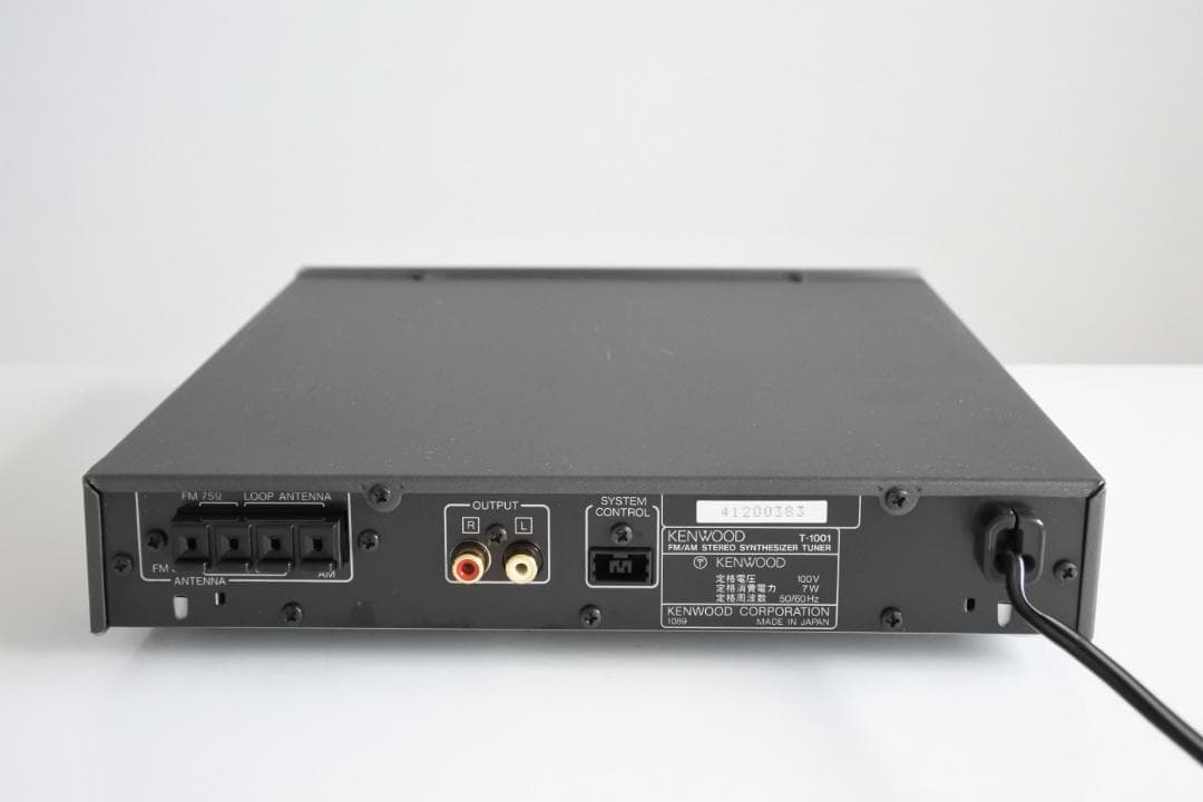 ■KENWOOD T-1001 FM/AMチューナー　正常動作品■