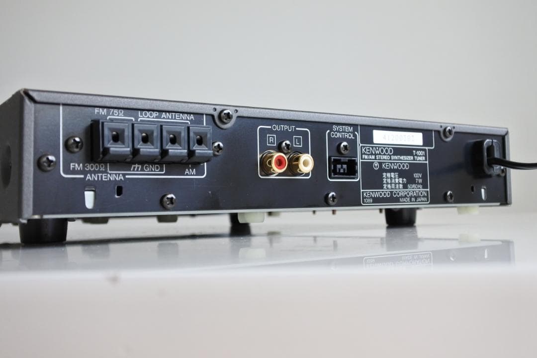 ■KENWOOD T-1001 FM/AMチューナー　正常動作品■