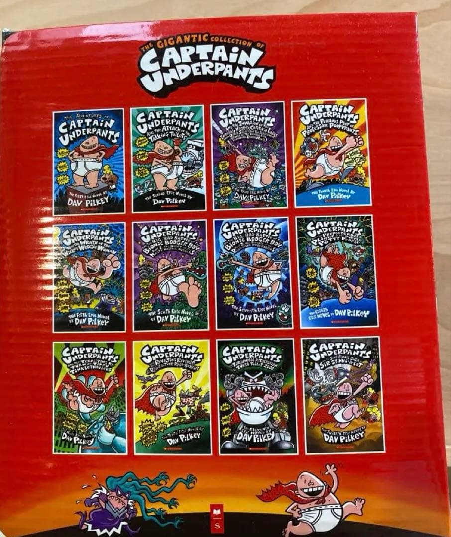 Captain Underpants 12巻セット Dav Pilkey英語絵本