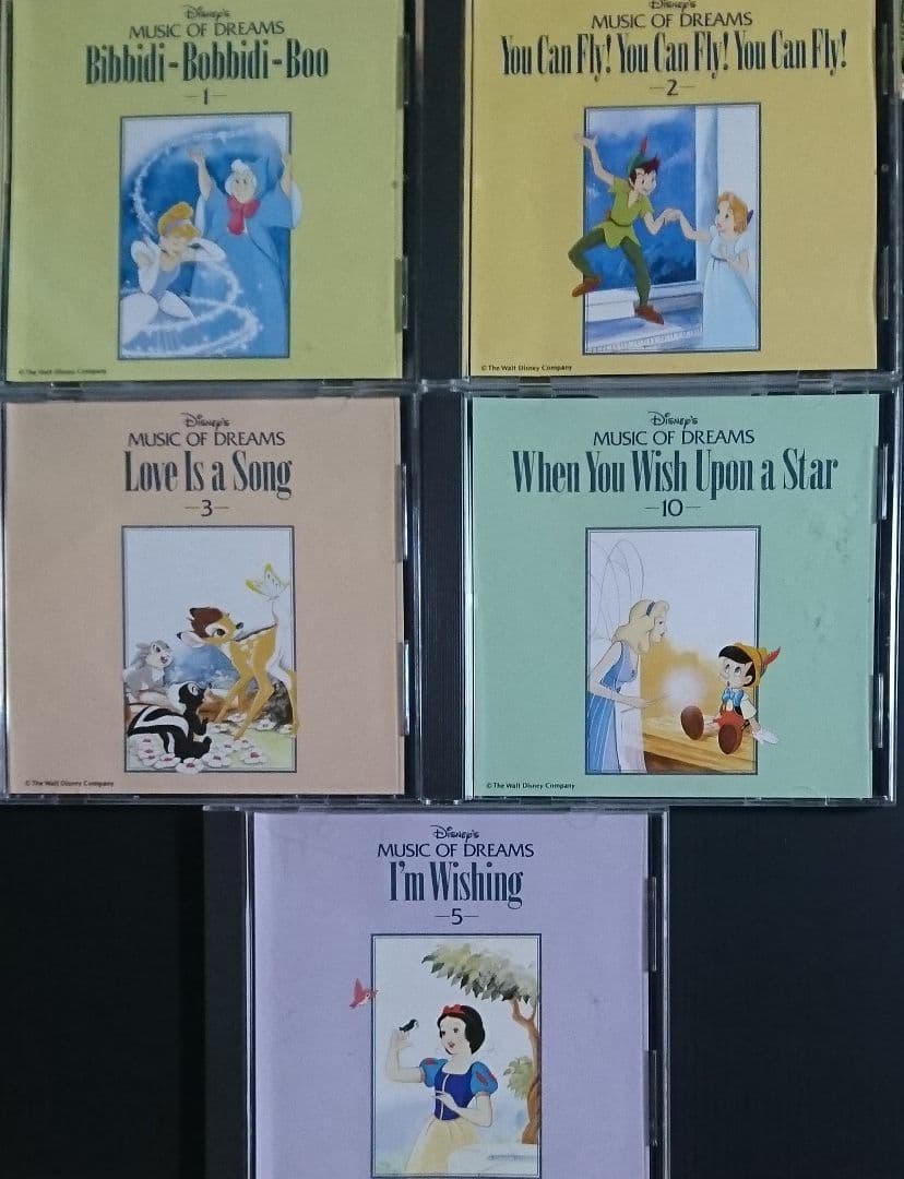 【ディズニー】Disney MUSIC OF DREAMS CD10枚セット