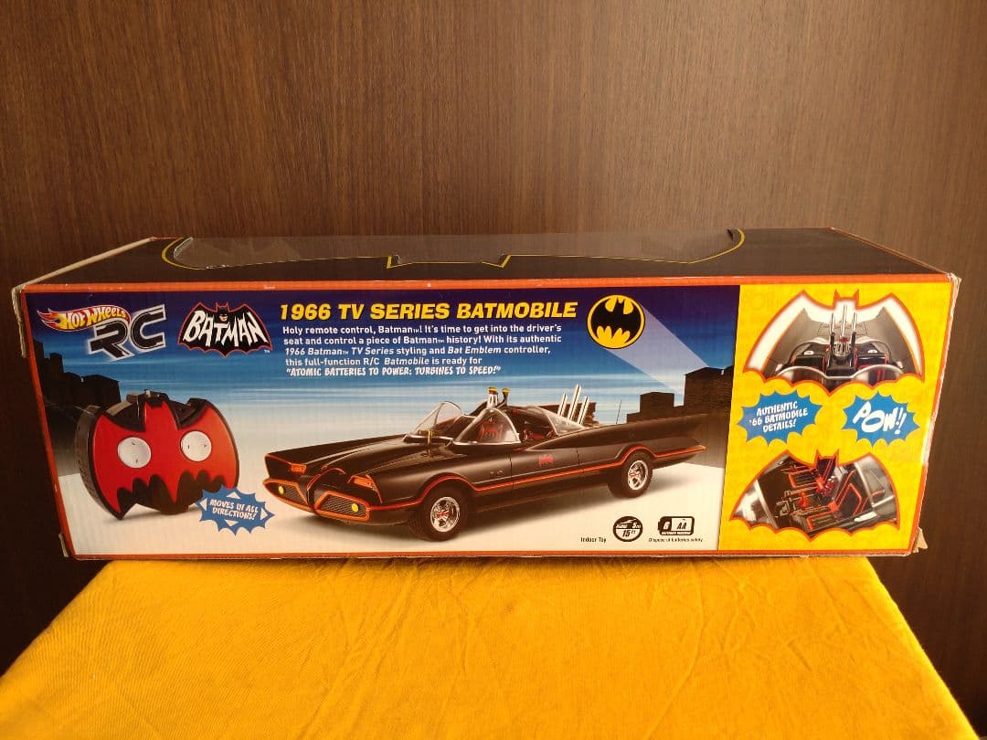 【絶版希少】【美品】ホットウィール バットモービル1966 RCラジコン