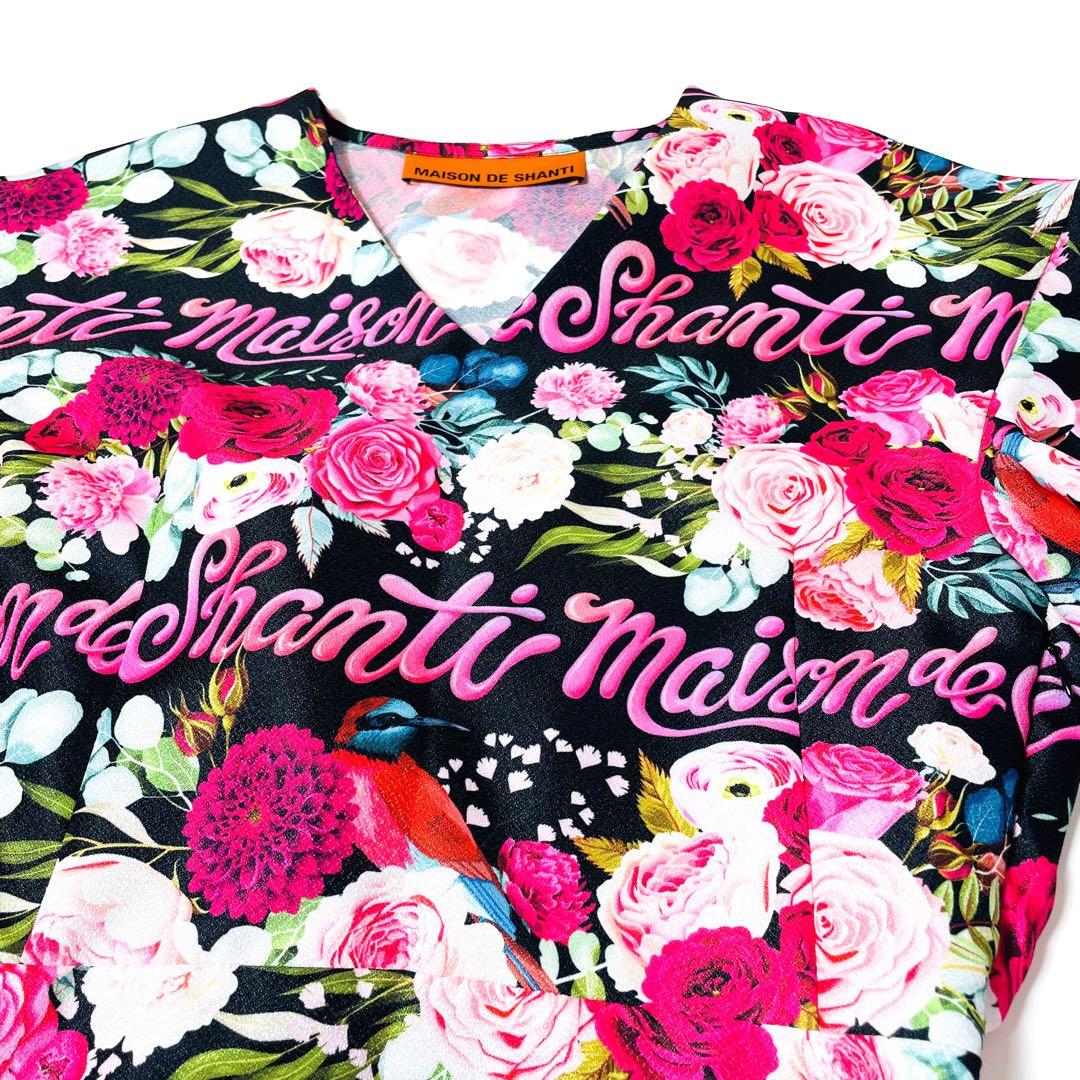 ꧁専用꧂ MAISON DE SHANTI メゾンドシャンティ 花柄ワンピース