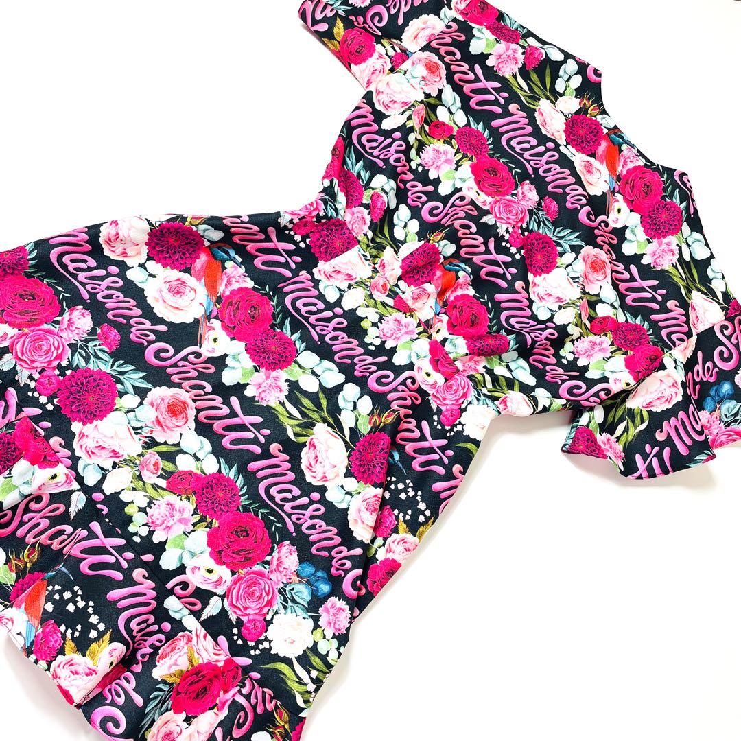 ꧁専用꧂ MAISON DE SHANTI メゾンドシャンティ 花柄ワンピース