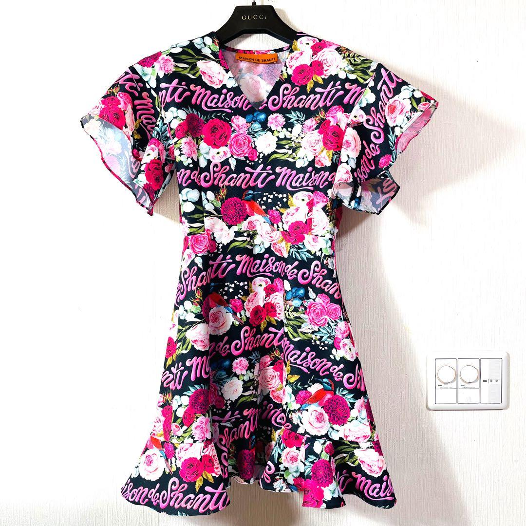 ꧁専用꧂ MAISON DE SHANTI メゾンドシャンティ 花柄ワンピース