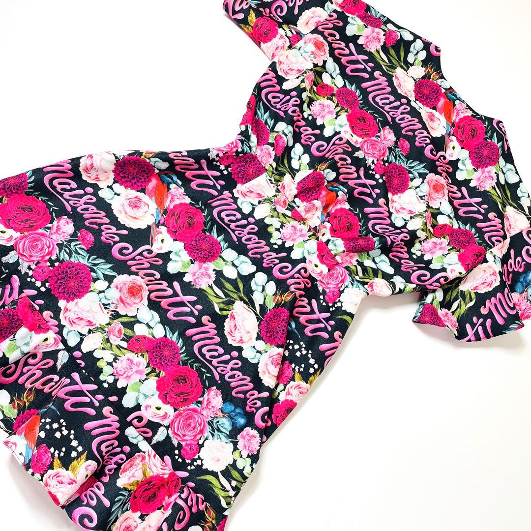 ꧁専用꧂ MAISON DE SHANTI メゾンドシャンティ 花柄ワンピース