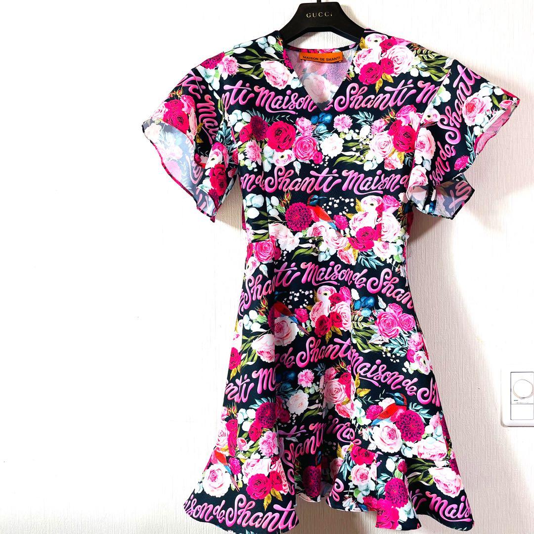 ꧁専用꧂ MAISON DE SHANTI メゾンドシャンティ 花柄ワンピース
