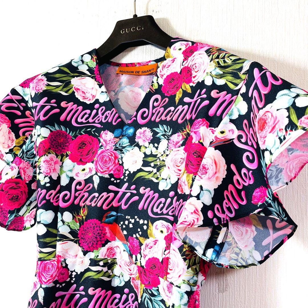 ꧁専用꧂ MAISON DE SHANTI メゾンドシャンティ 花柄ワンピース