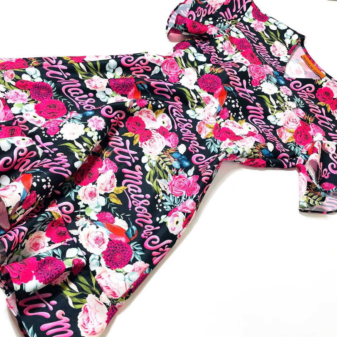 ꧁専用꧂ MAISON DE SHANTI メゾンドシャンティ 花柄ワンピース