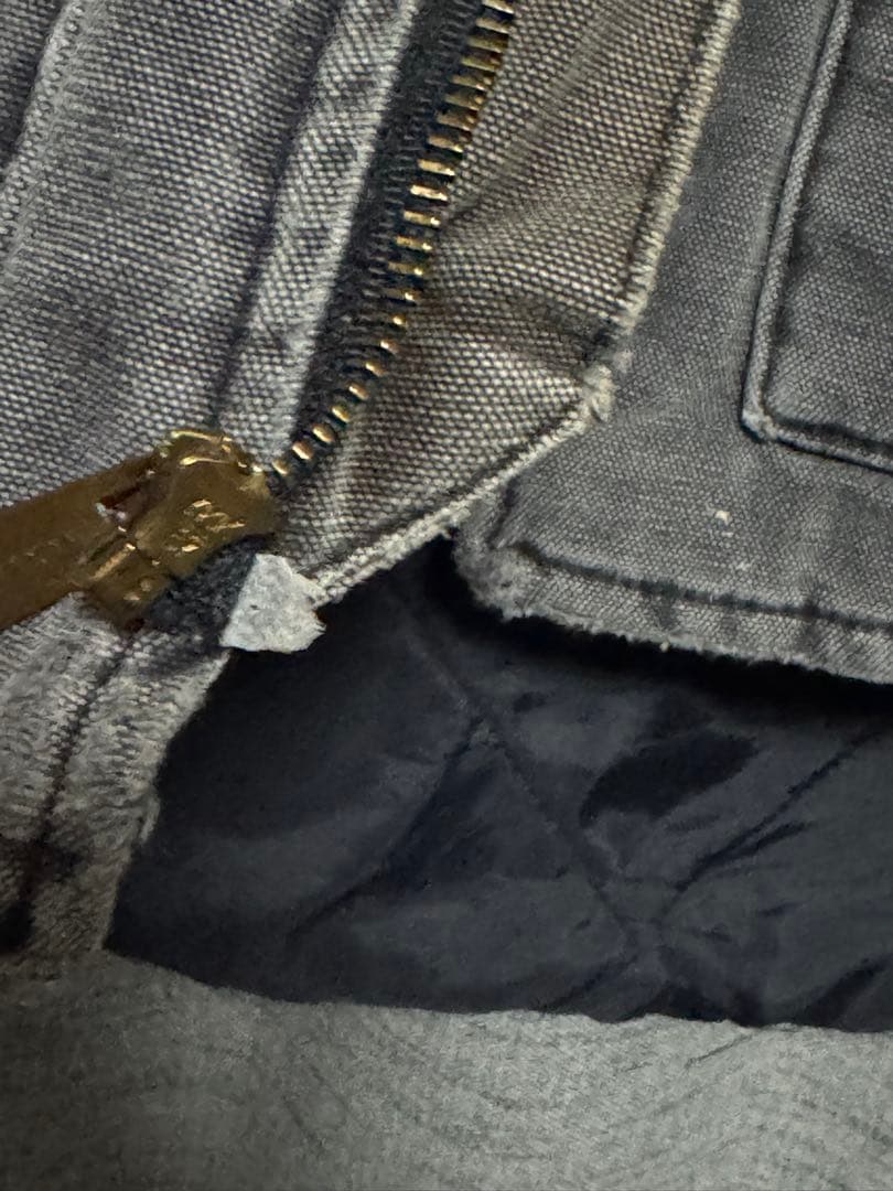 90s Carhartt カーハート ダックベスト 腰ゴム ブラック