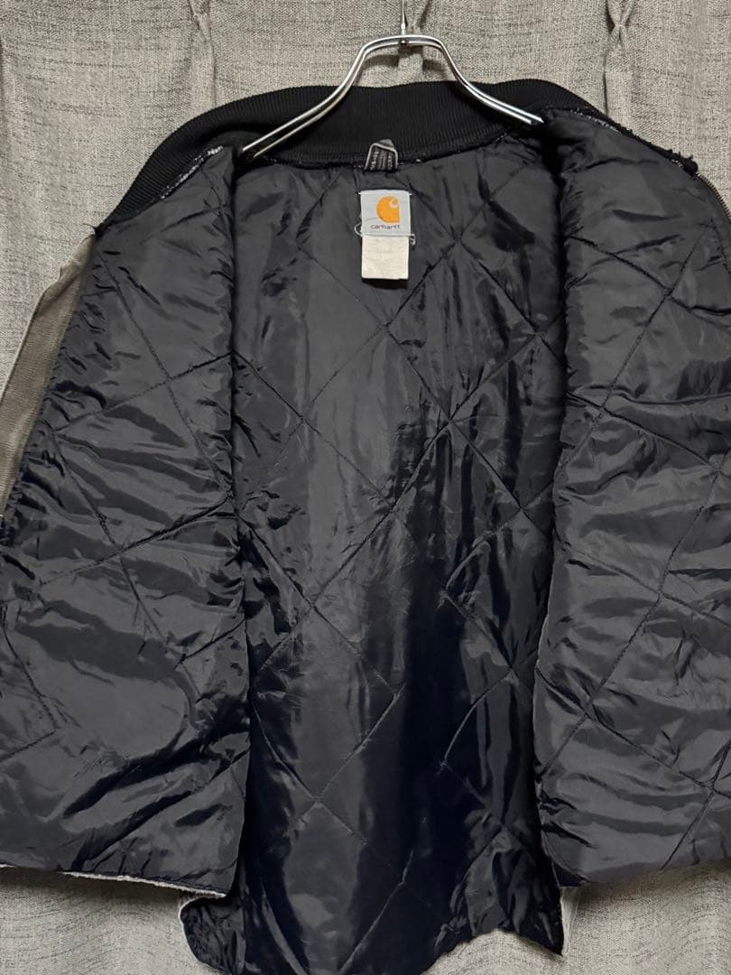 90s Carhartt カーハート ダックベスト 腰ゴム ブラック