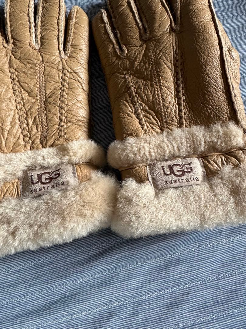 UGG レザー手袋シープスキン メンズS〜M