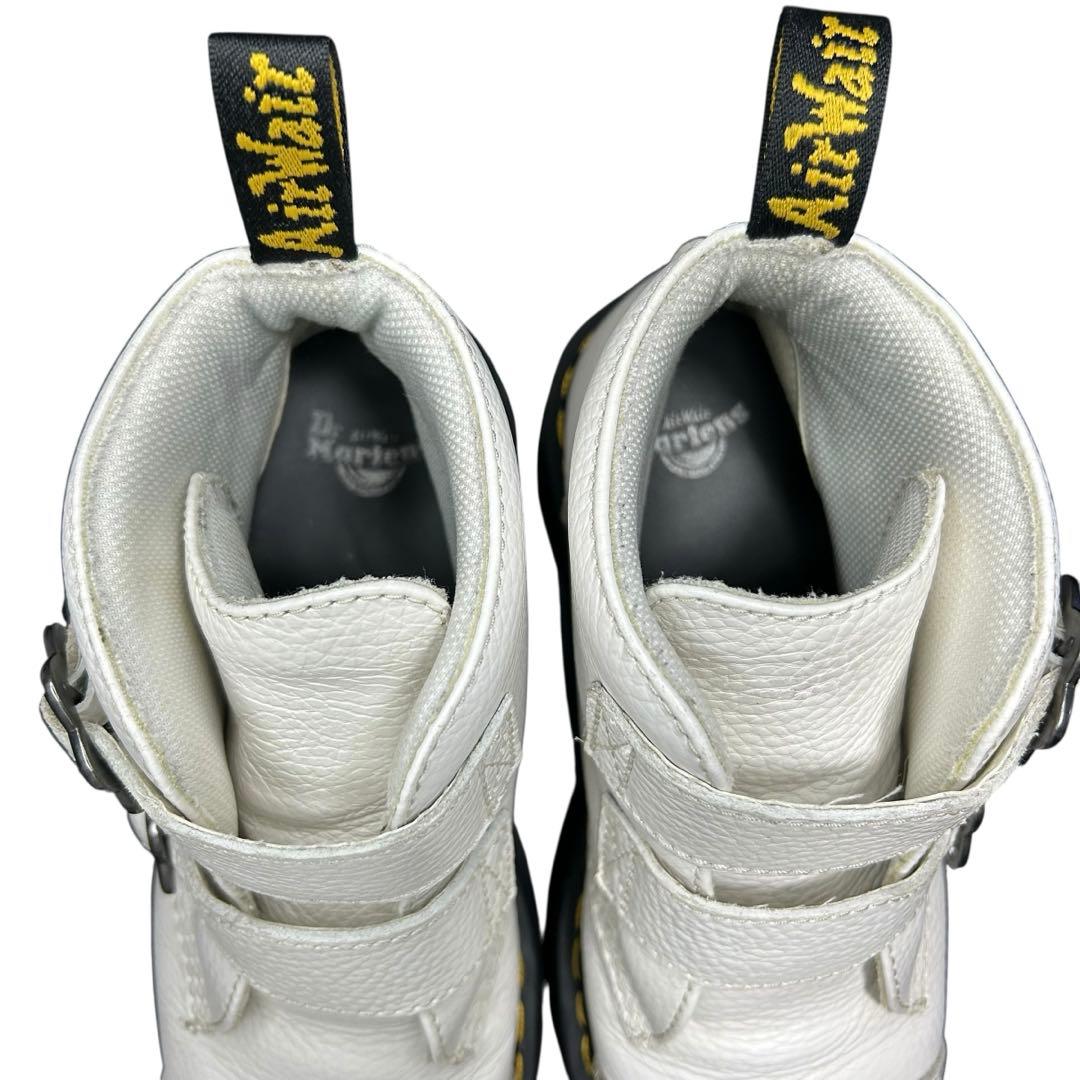 【美品】Dr.Martens DEVON FLOWER 厚底 ホワイトUK6