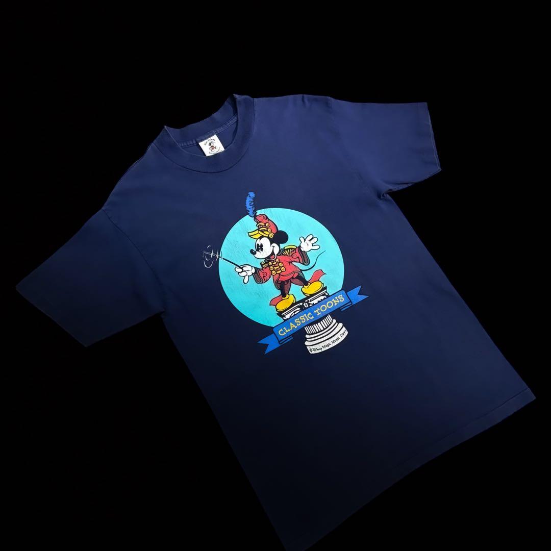 n*d様 美品 90s Disney ミッキーの大演奏会 ビンテージ Tシャツ
