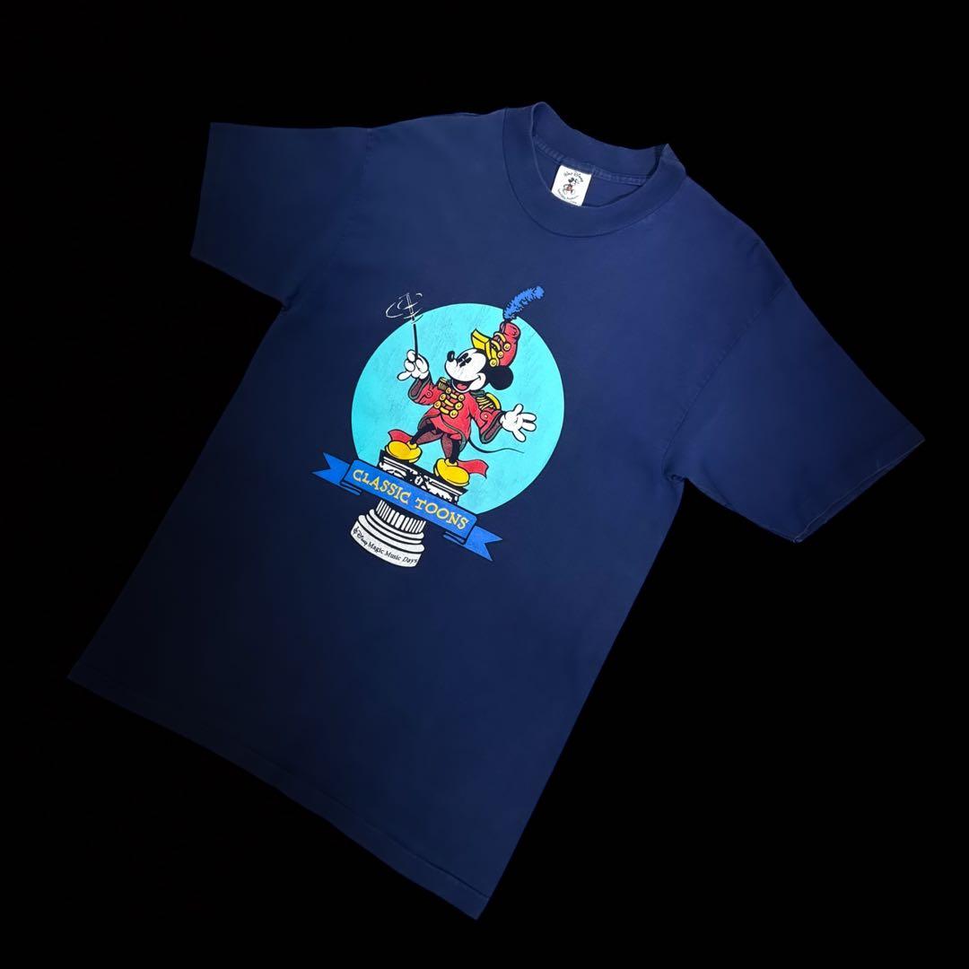 n*d様 美品 90s Disney ミッキーの大演奏会 ビンテージ Tシャツ