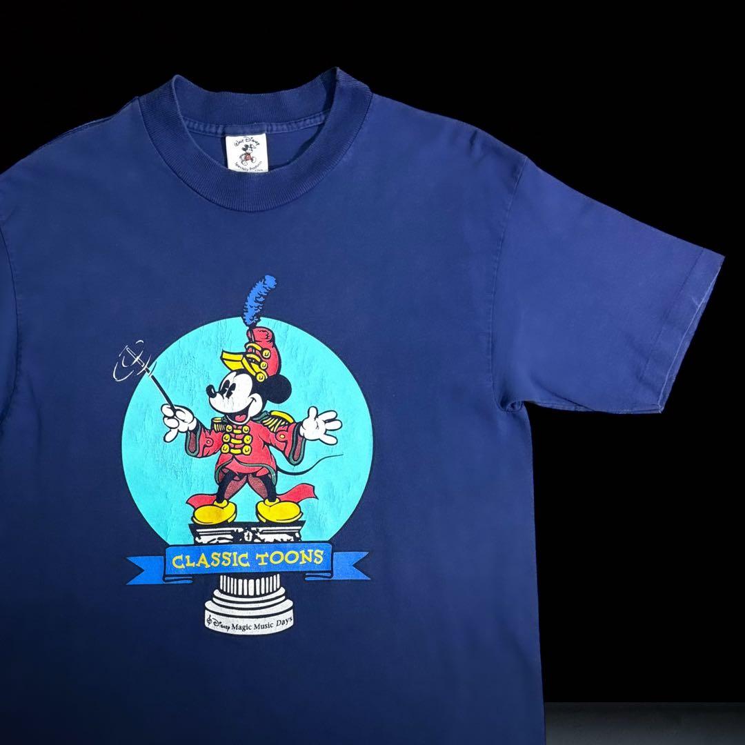 n*d様 美品 90s Disney ミッキーの大演奏会 ビンテージ Tシャツ