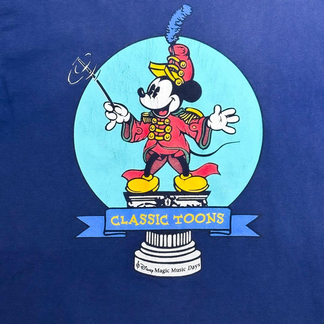 n*d様 美品 90s Disney ミッキーの大演奏会 ビンテージ Tシャツ