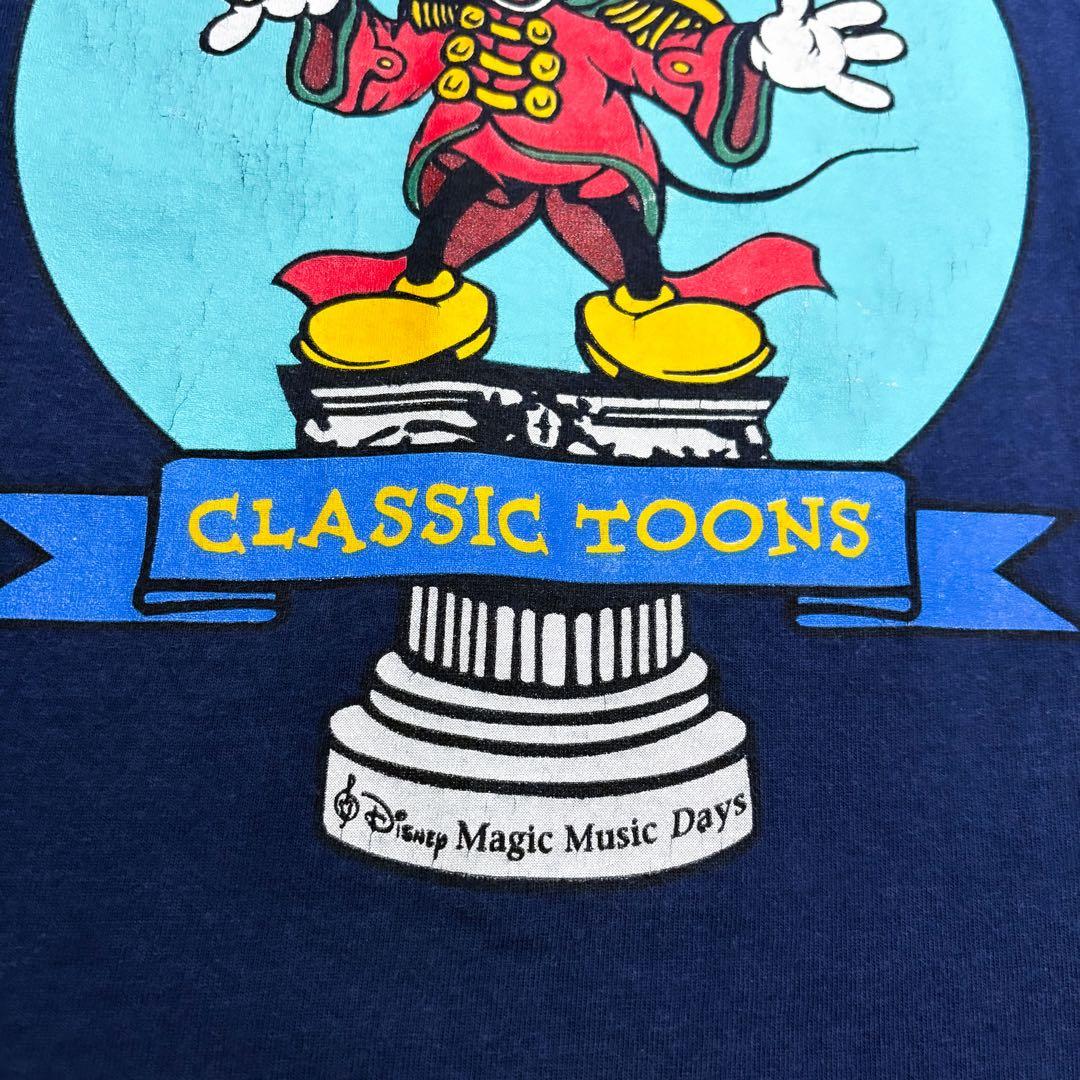 n*d様 美品 90s Disney ミッキーの大演奏会 ビンテージ Tシャツ