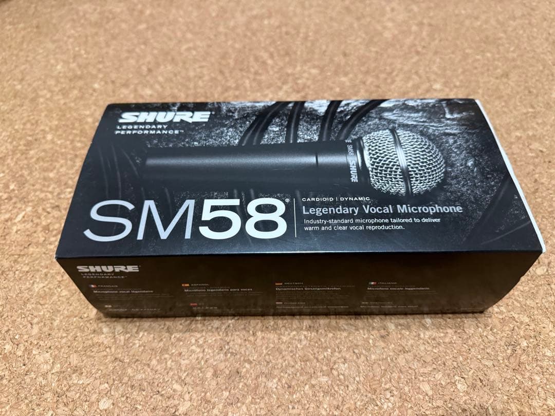 s*o様 SHURE SM58 ダイナミックマイク 定番ボーカル用 付属品完備