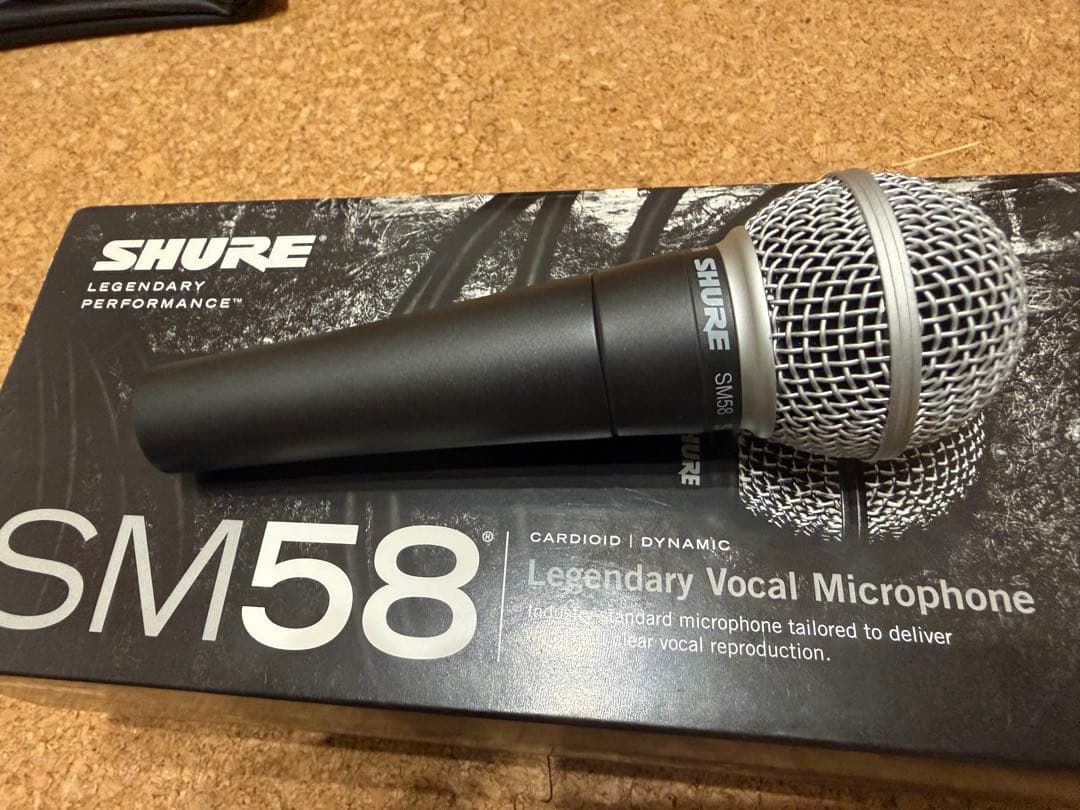 s*o様 SHURE SM58 ダイナミックマイク 定番ボーカル用 付属品完備