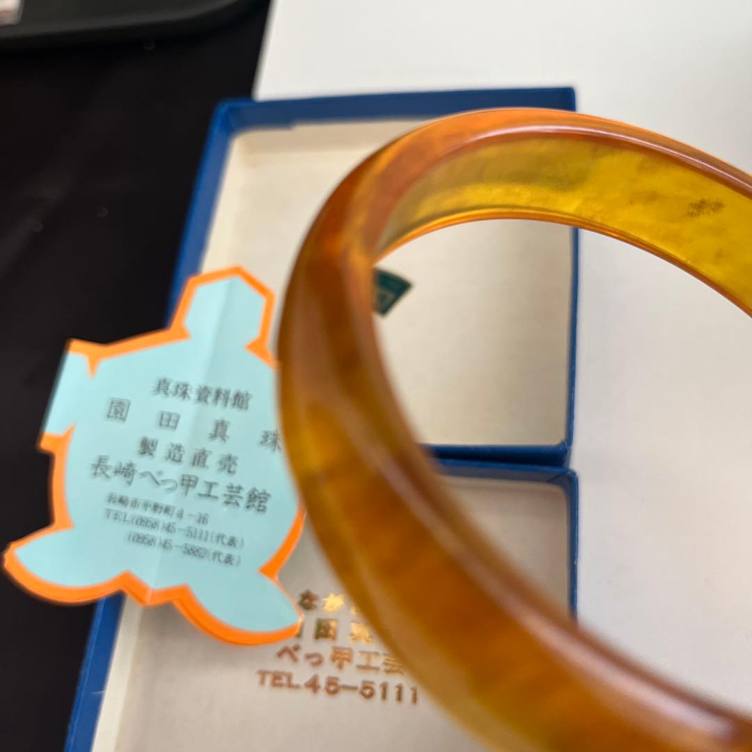 本鼈甲　ブレスレット　バングル　べっ甲