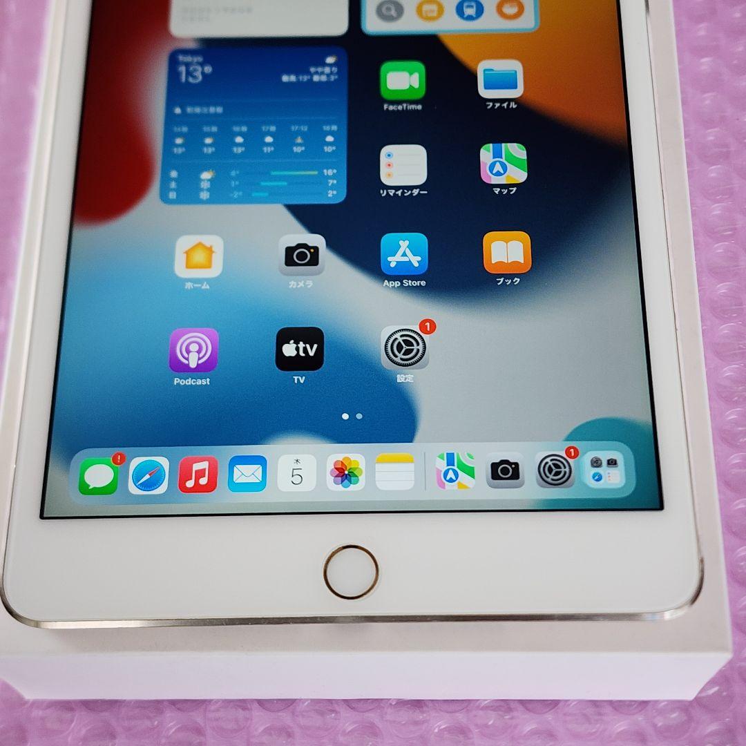 iPad mini 4　128GB　フルセット　本体カバーおまけ　SIMフリー