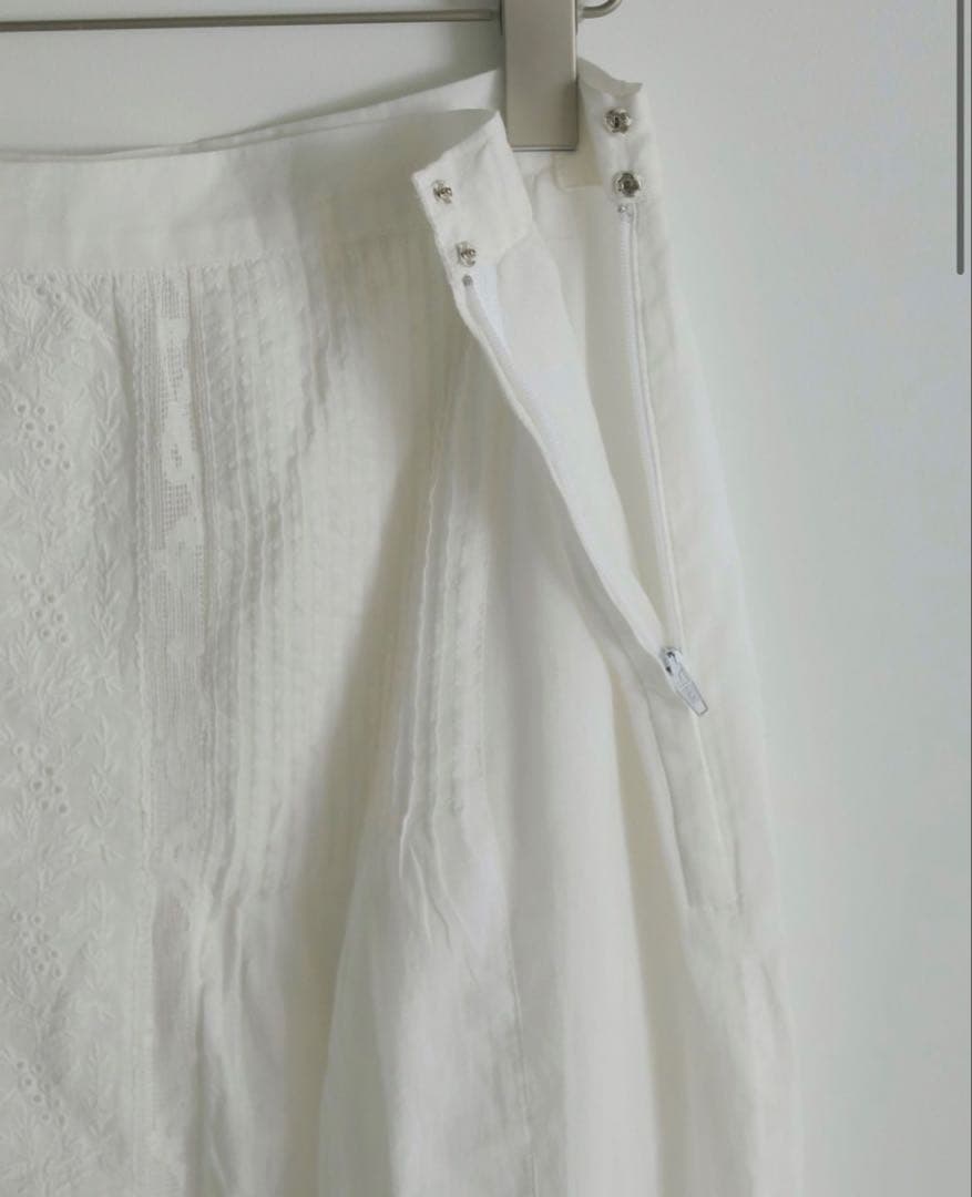 【anuke】Tuck Lace Skirt