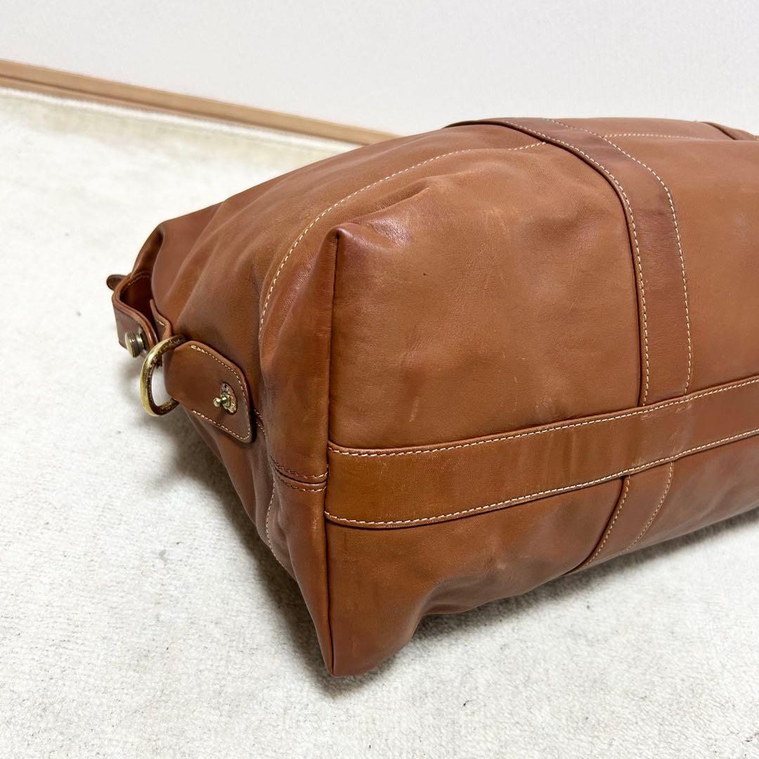希少　オールドコーチ　COACH ボストンバッグ　旅行用バッグ　オールレザー