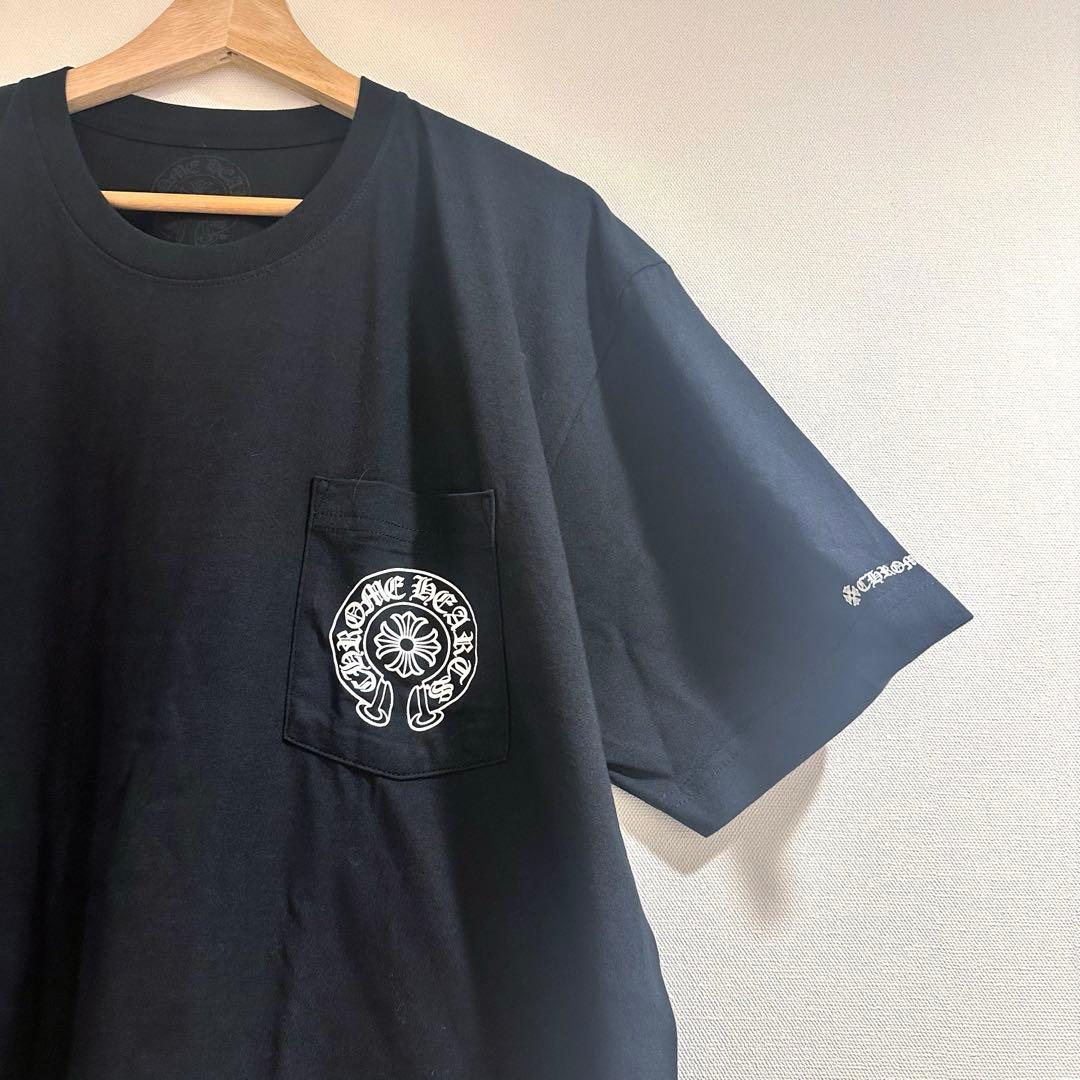 【正規品】CHROME HEARTS Tシャツ　ブラック　XL 半袖