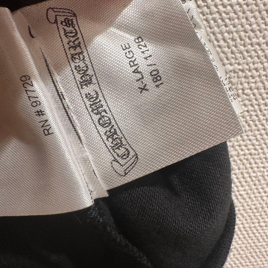 【正規品】CHROME HEARTS Tシャツ　ブラック　XL 半袖