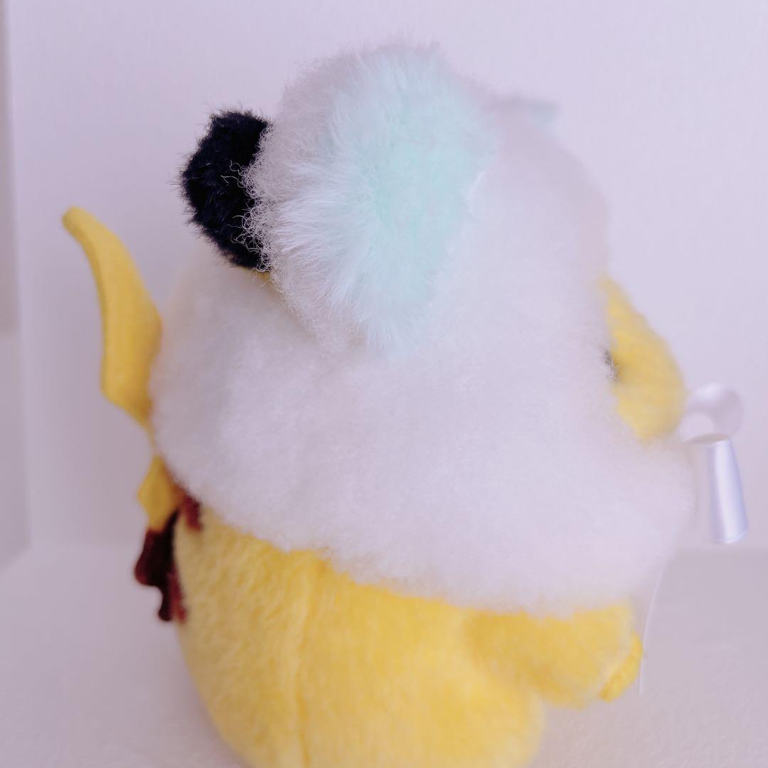 初期ピカチュウ　ハンドメイド　ホワホワさん帽子（ミント）