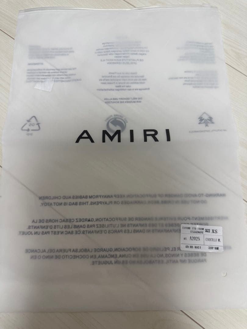 AMIRI ホワイト Tシャツ XS