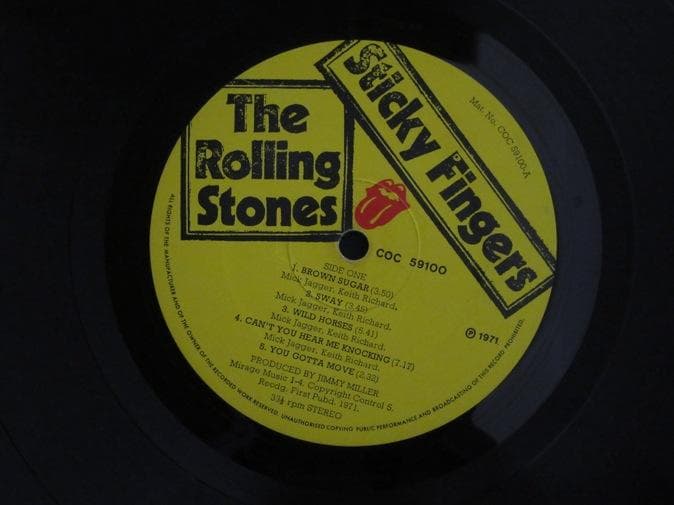 ROLLING STONES★Sticky Fingers UK Rolling