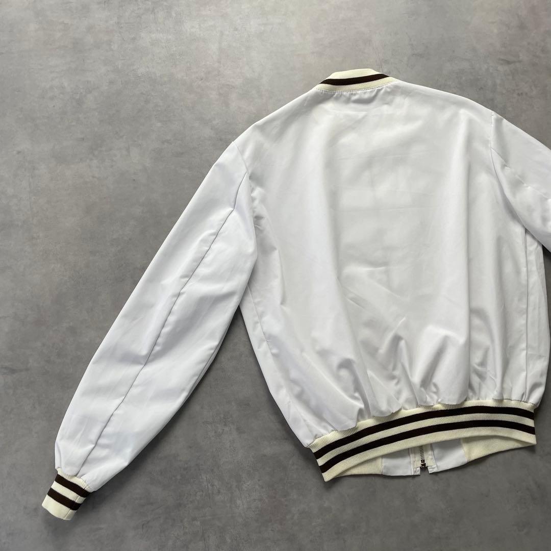 70s Euro vintage cotton ma-1 jacket 片ヅメ