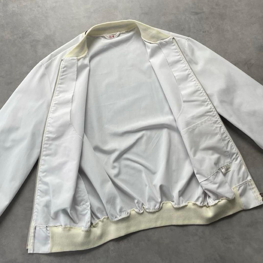 70s Euro vintage cotton ma-1 jacket 片ヅメ