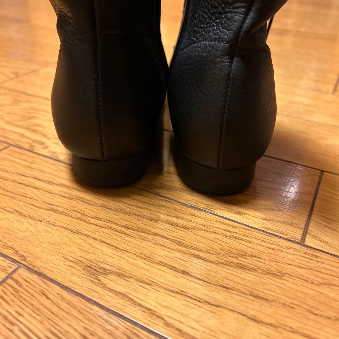 あしながおじさん 日本製 レースアップブーツ 22.5cm