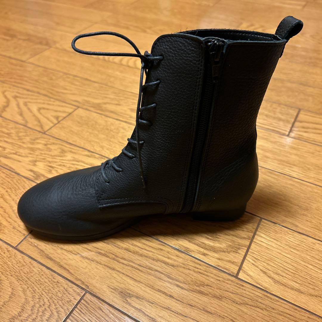 あしながおじさん 日本製 レースアップブーツ 22.5cm
