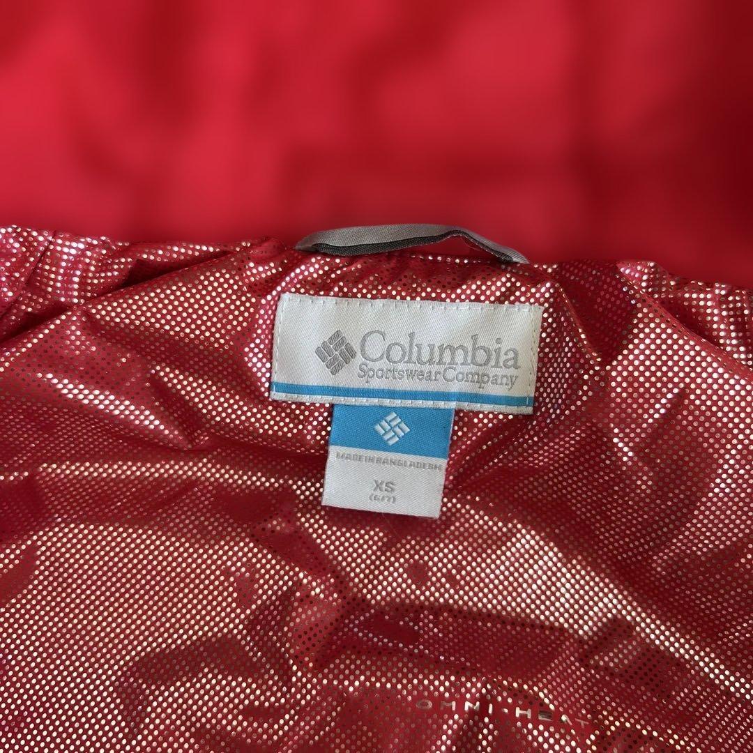 Columbia スキーウェア 上下セット XS 赤 ネイビー　120cm