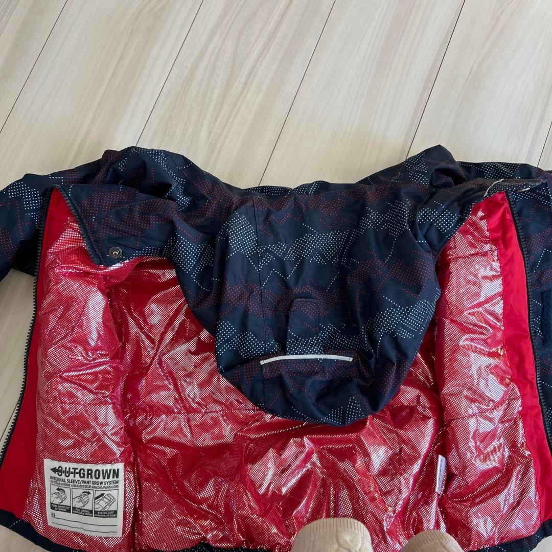 Columbia スキーウェア 上下セット XS 赤 ネイビー　120cm