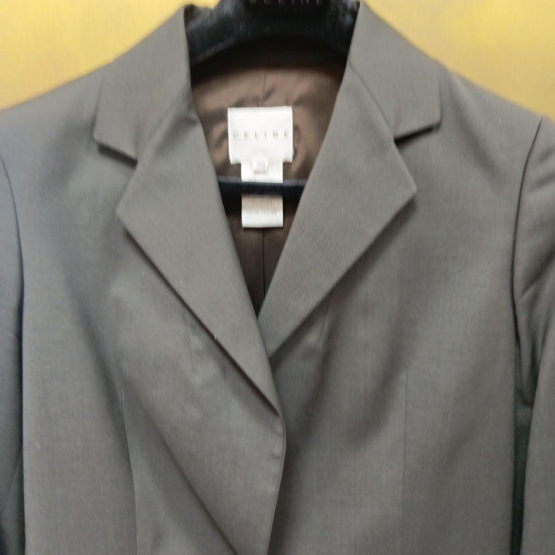 CELINE グレー テーラードジャケット 36
