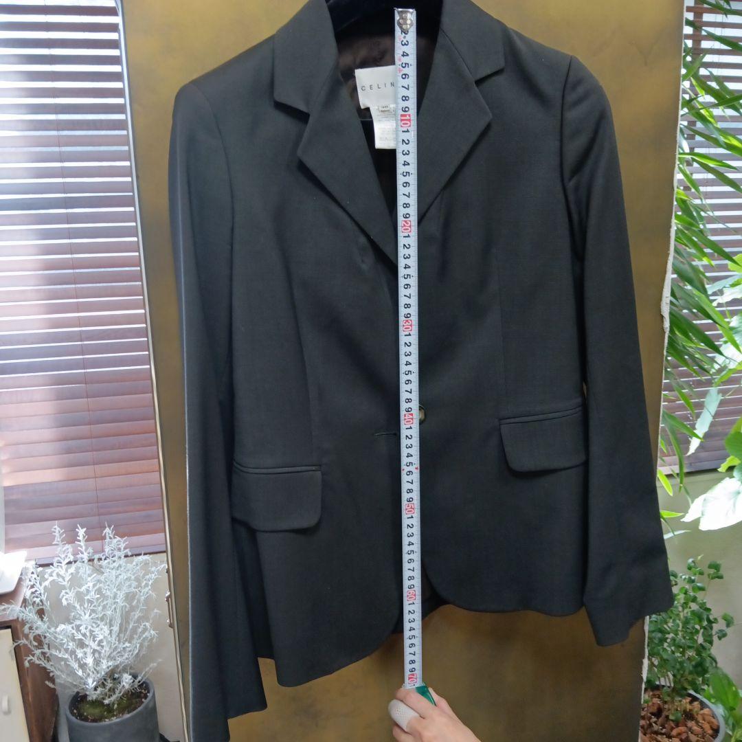 CELINE グレー テーラードジャケット 36