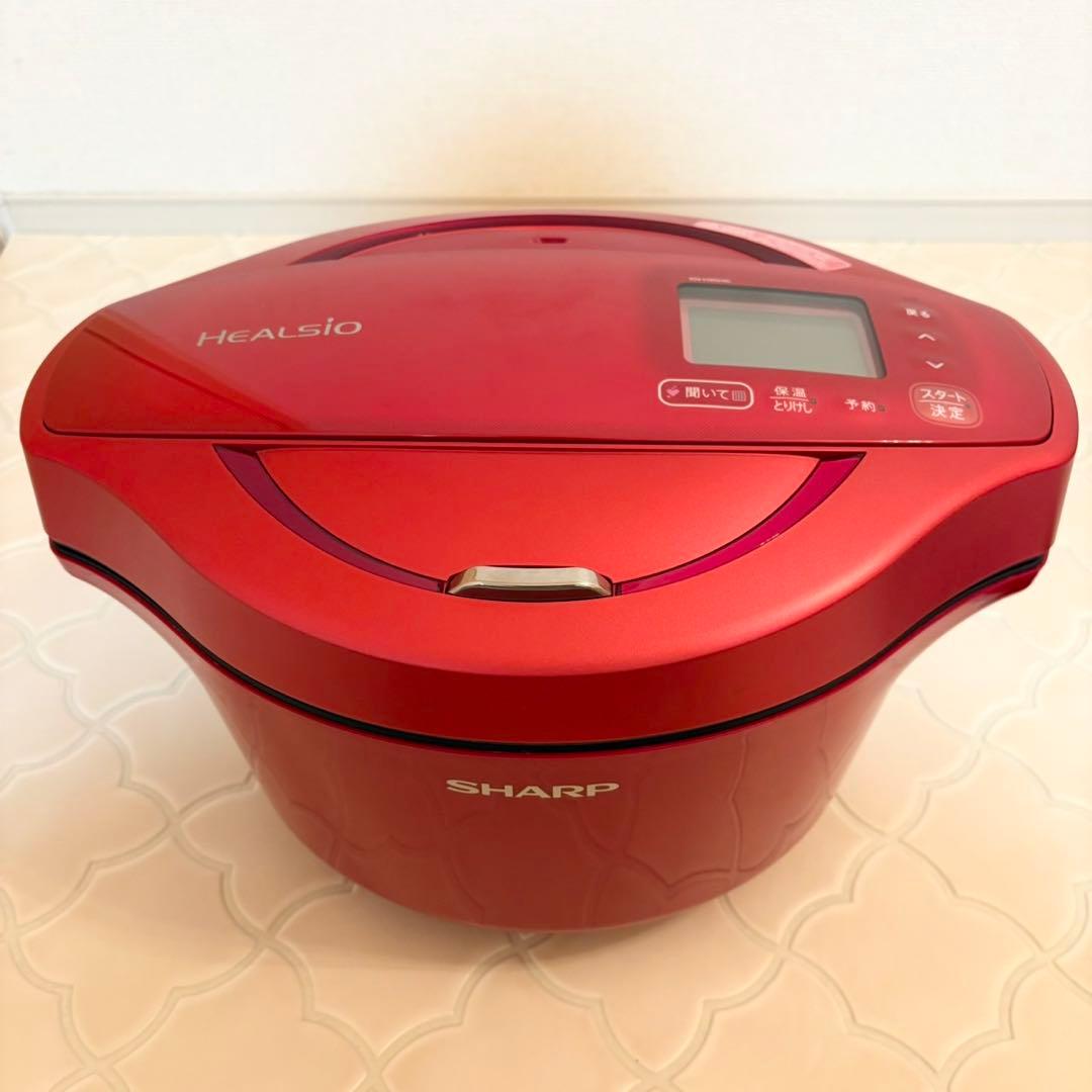 2020年製 SHARP ヘルシオ ホットクック KN-HW24C-R 2.4L