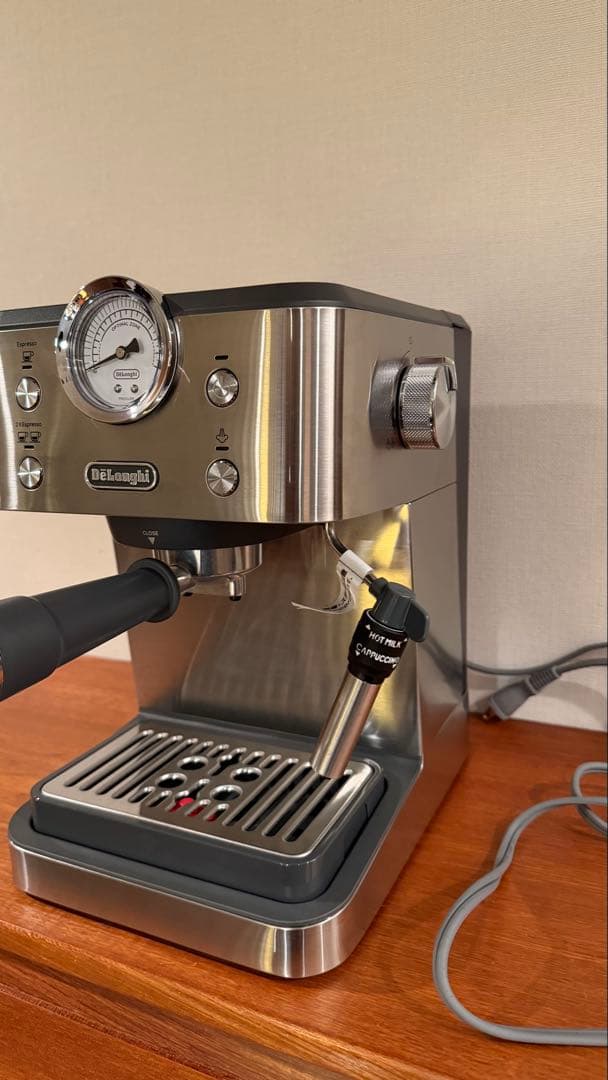 デロンギEM450J-Mエスプレッソマシーン中古とアクセサリー