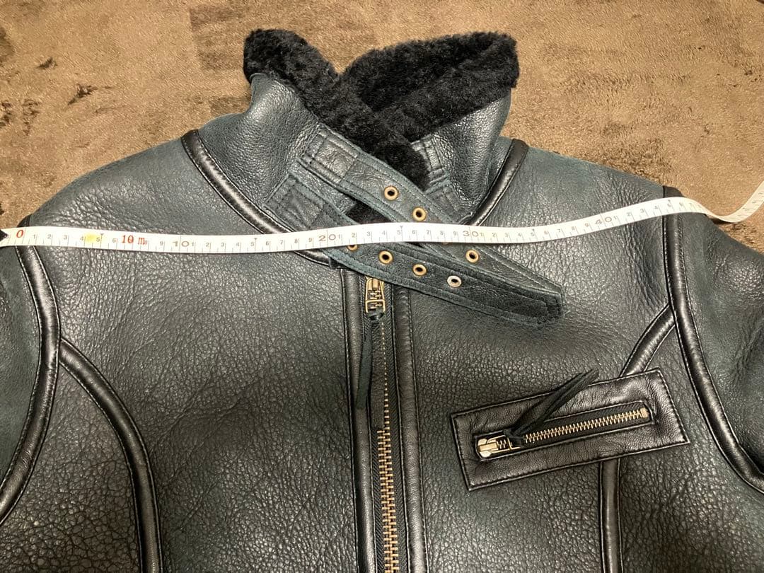 最高級Liugoo Leathers Ｂ－３ムートンジャケットメンズ 本革羊革